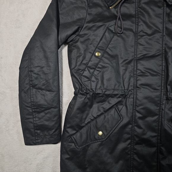 J. Crew Black Utility Hooded Jacket - Picture 4 of 13